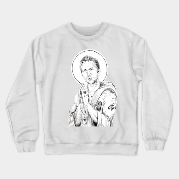 St. Nick Foles of Philadelphia Crewneck Sweatshirt by TheArtofGivingStudio